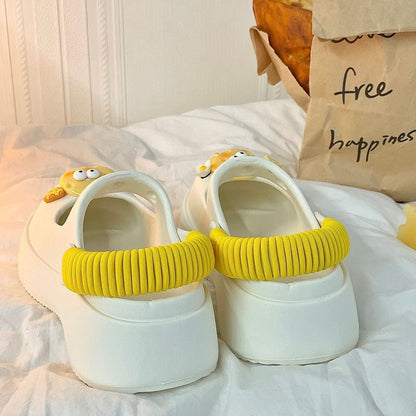 Platform Two Tone Sandals