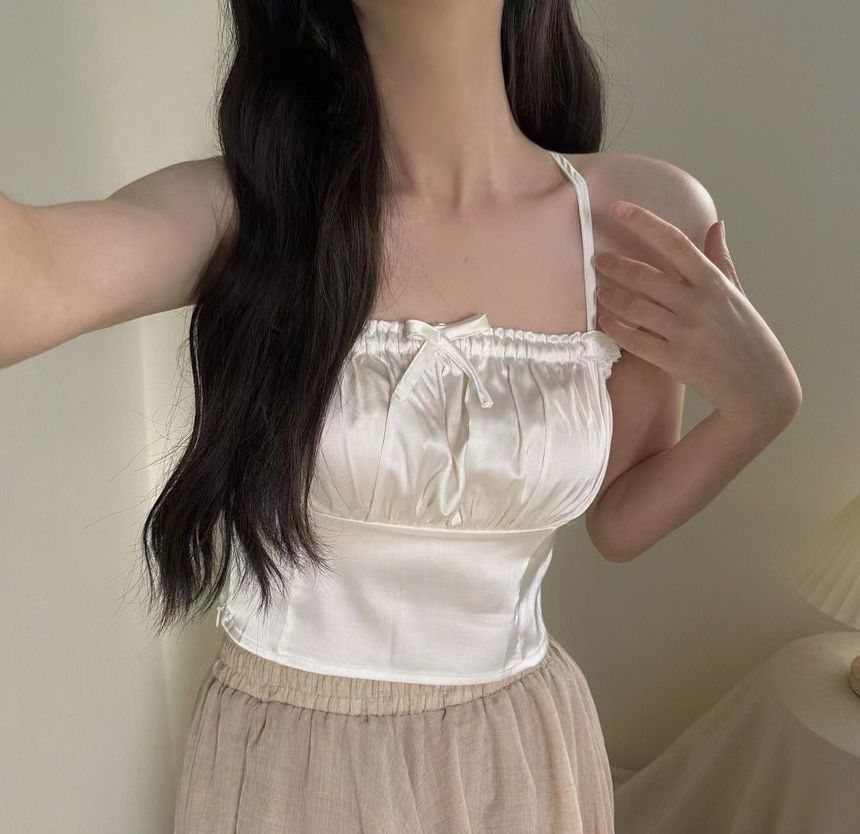Plain Bow Cami Top