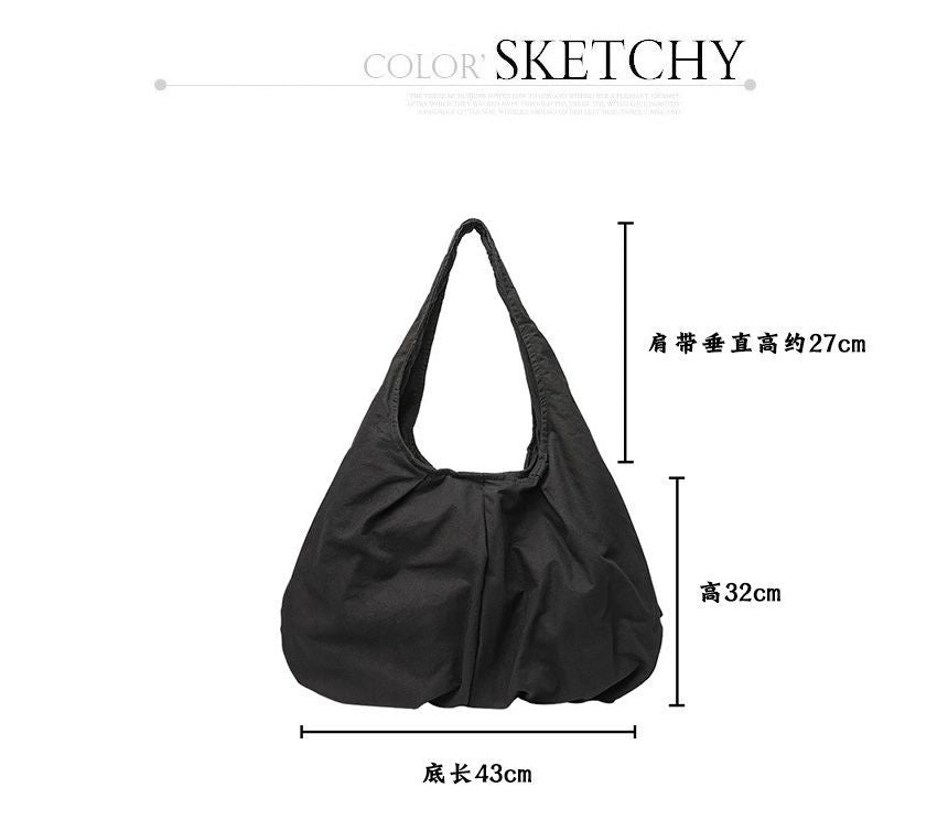 Sac fourre-tout uni en nylon