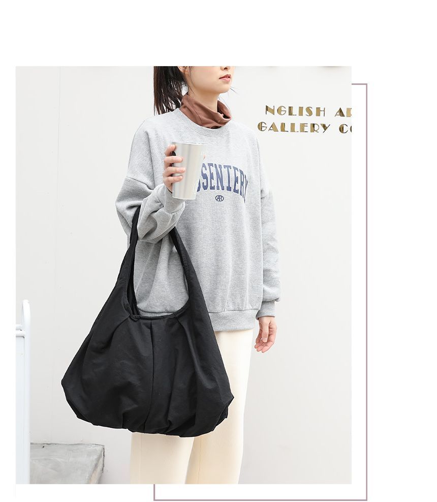 Nylon Plain Tote Bag