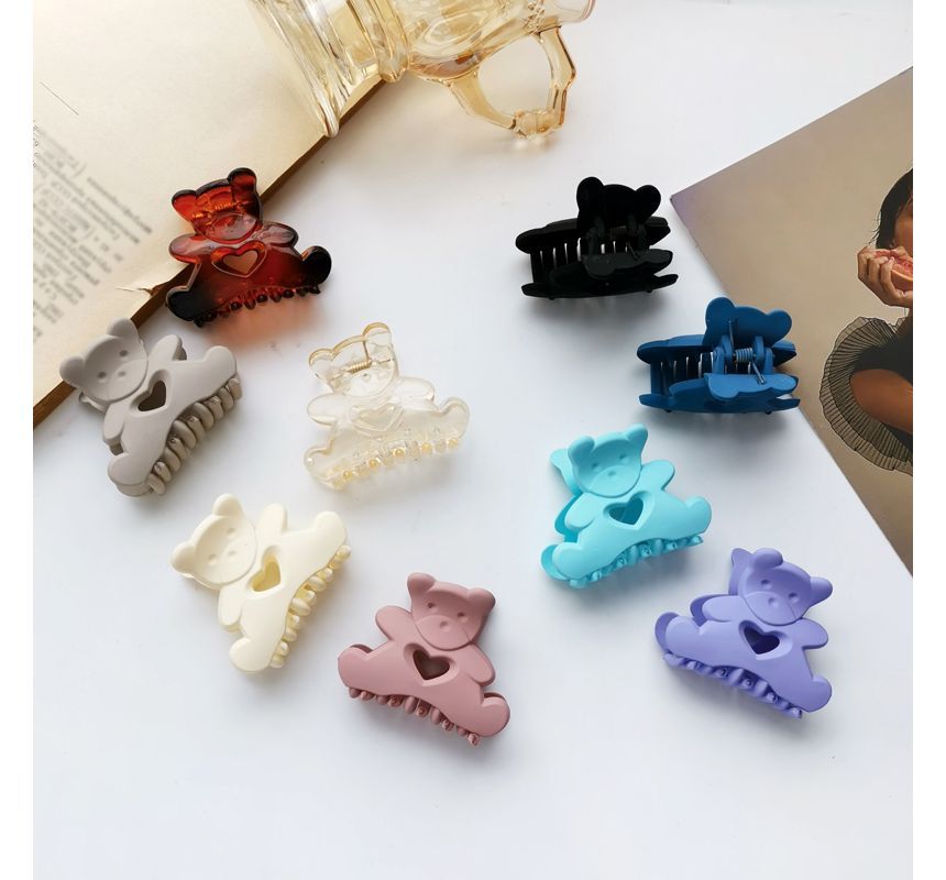 Matte Bear Hair Clamp