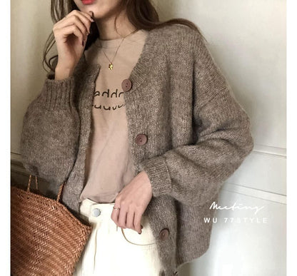 Short-Sleeve Crew Neck Lettering T-Shirt