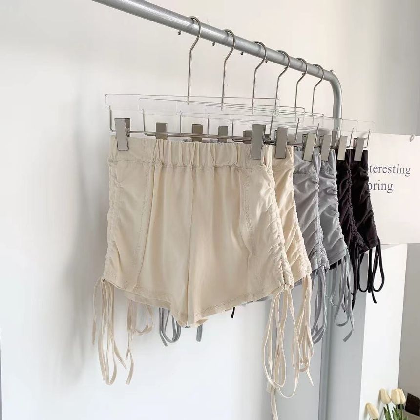 Mid Rise Plain Hot Pants