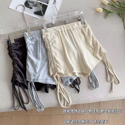 Mid Rise Plain Hot Pants