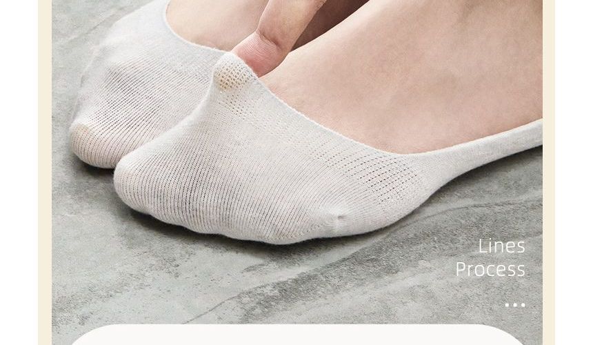 Plain No Show Socks Set