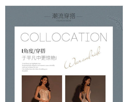 Spaghetti Evening Trained Neckline Strap Gown A-Line Glitter Sweetheart