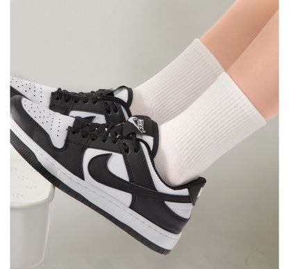 Set of 9 Pairs: Plain Ribbed Socks