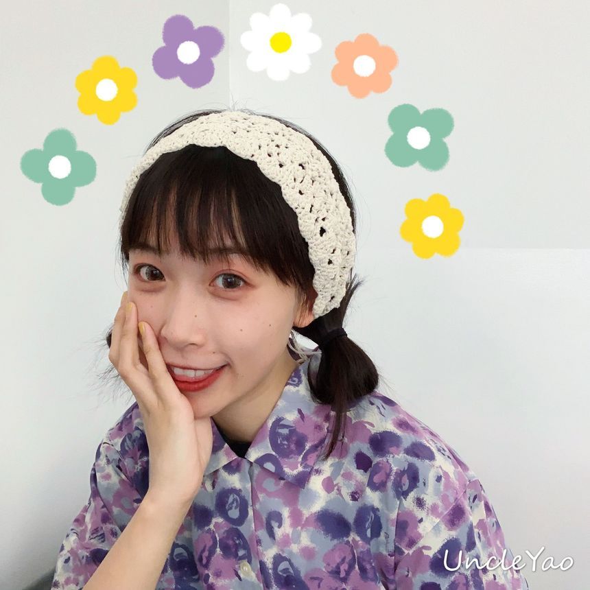 Eyelet Knit Headband