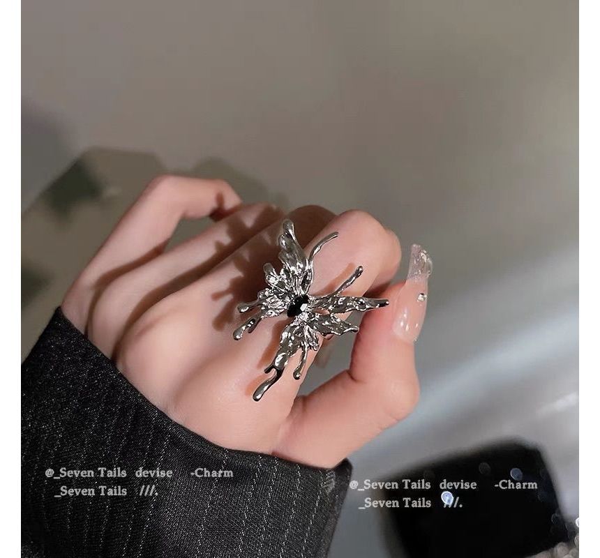Butterfly Alloy Open Ring (various designs) / Set