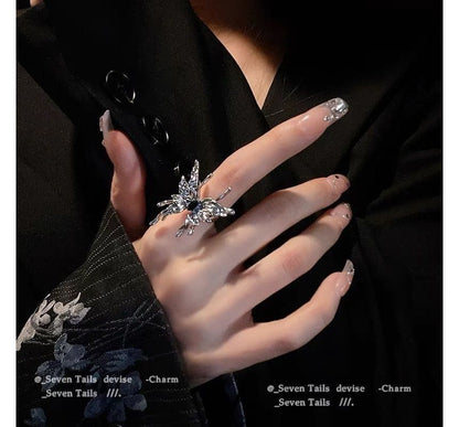 Butterfly Alloy Open Ring (various designs) / Set