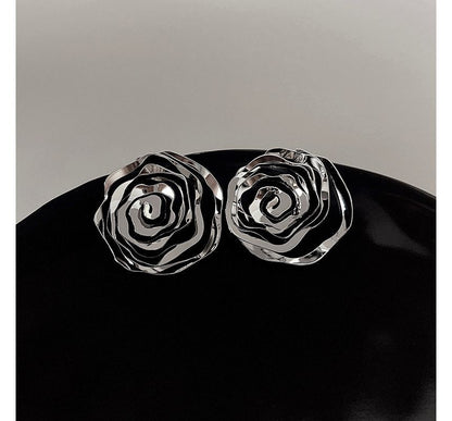 Earring Rose Alloy