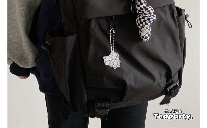 Plain Backpack / Bag Charm / Set