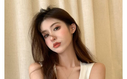 Scoop Neck Plain Tank Top