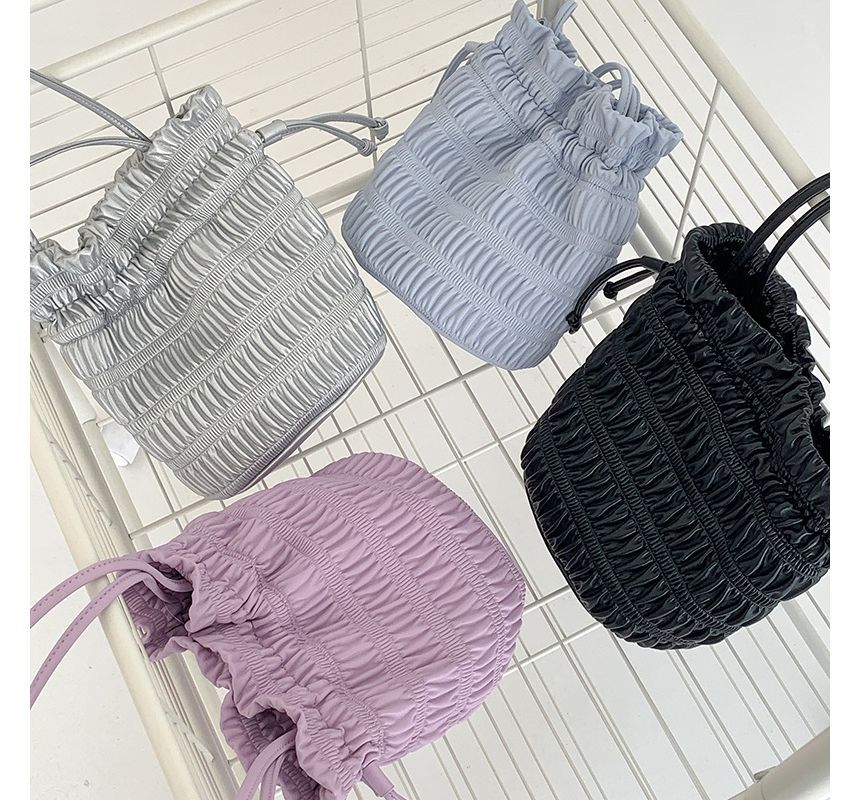 Drawstring Bucket Bag