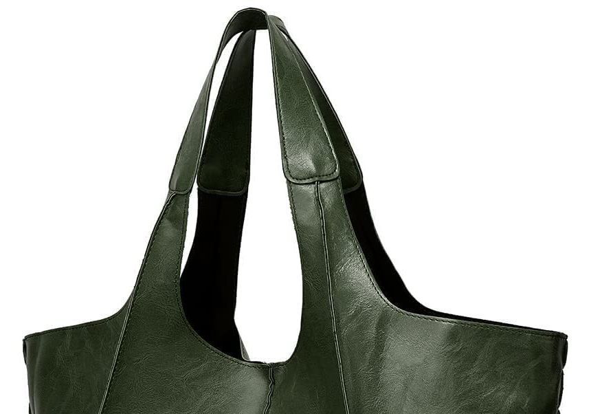 Faux Leather Tote Bag