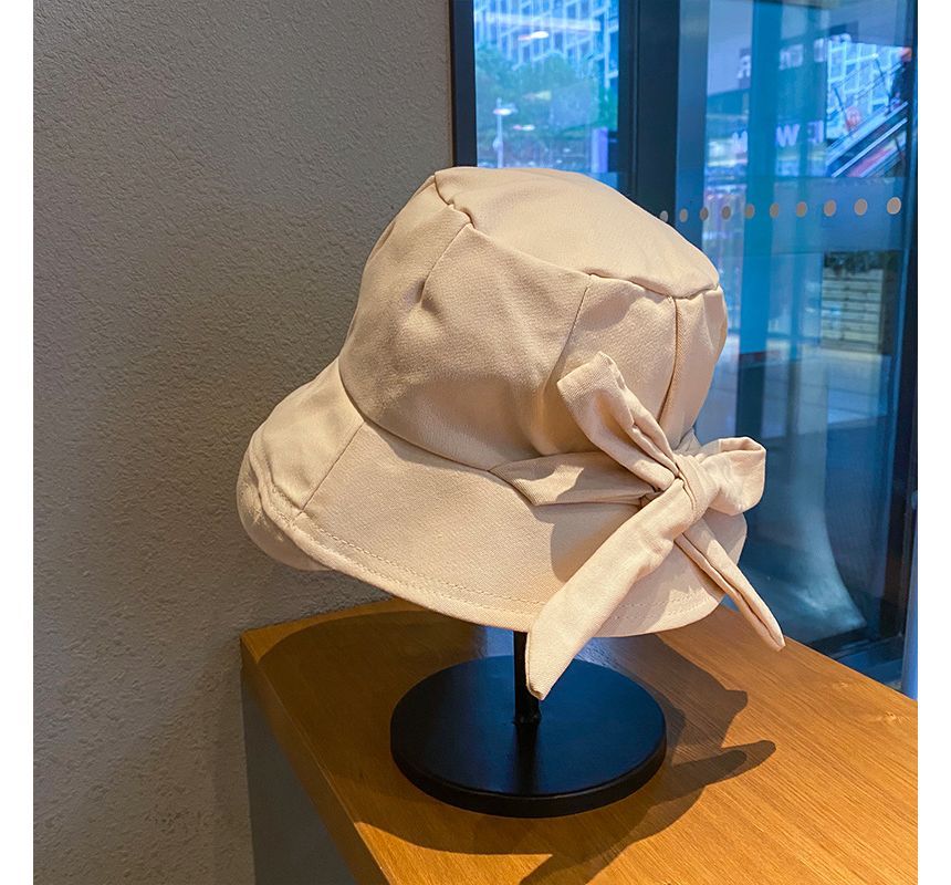 Plain Bow Bucket Hat