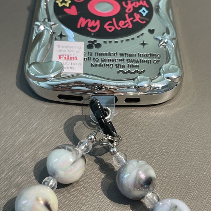 Lettering Print Phone Case