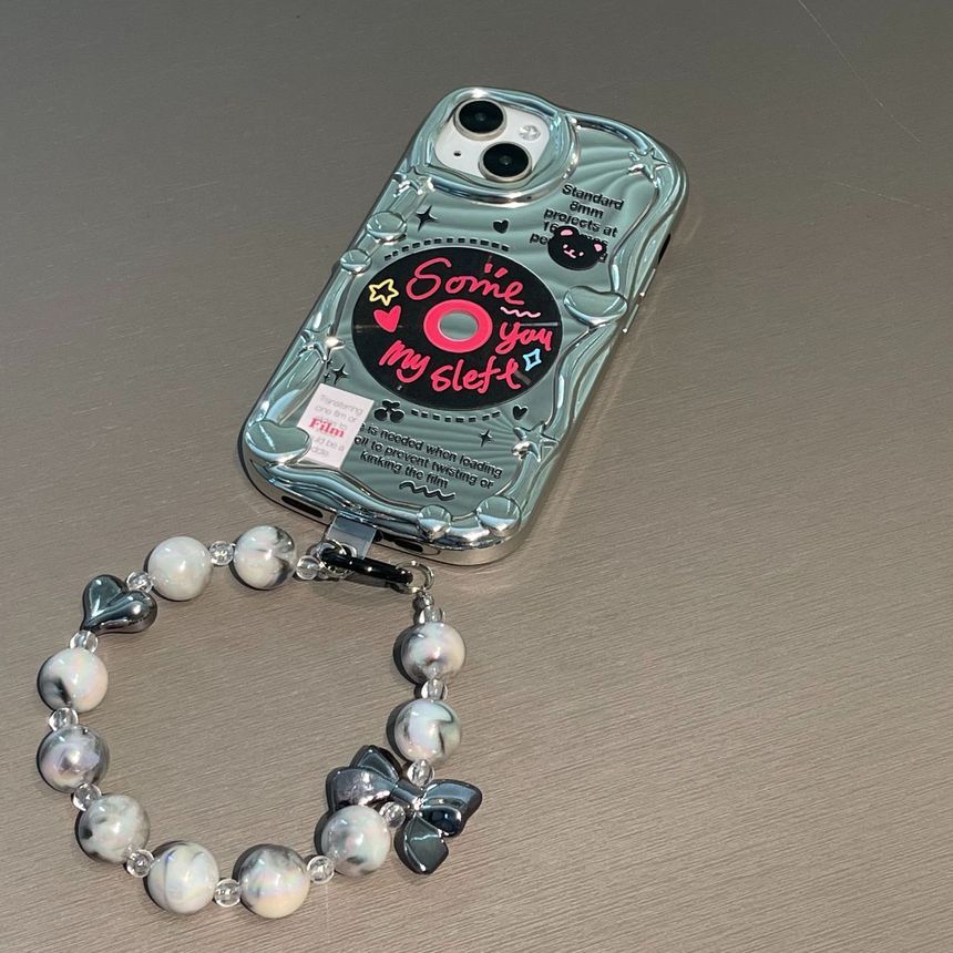 Lettering Print Phone Case