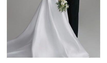 Strapless A-Line Plain Gown Wedding