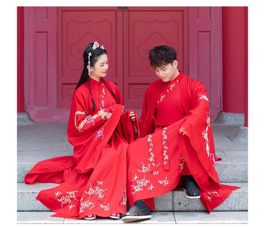 Couple Matching Traditional Chinese Set: Long