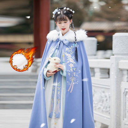 Traditional Chinese Fluffy Cape / Long