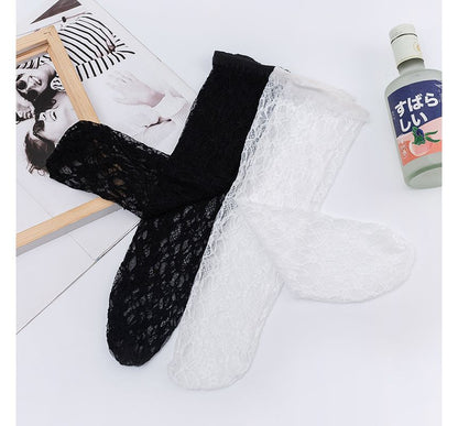 Plain Lace Short Socks