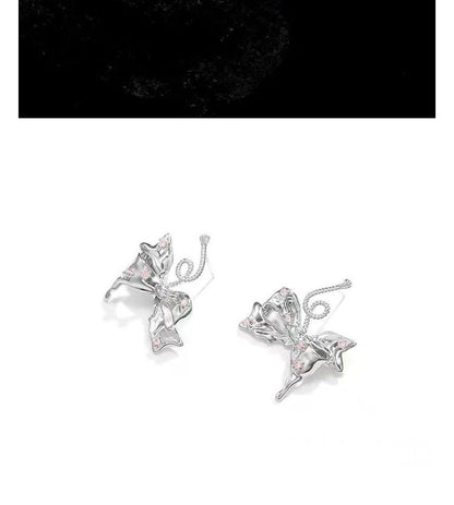 Asymmetrical Bow Earring