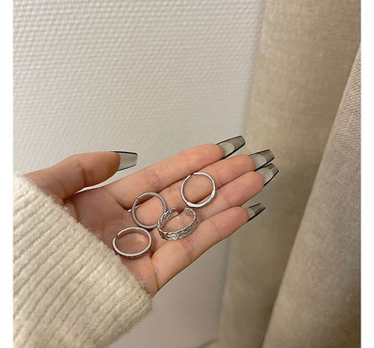 Ring Open 4: of (various Alloy designs) Set