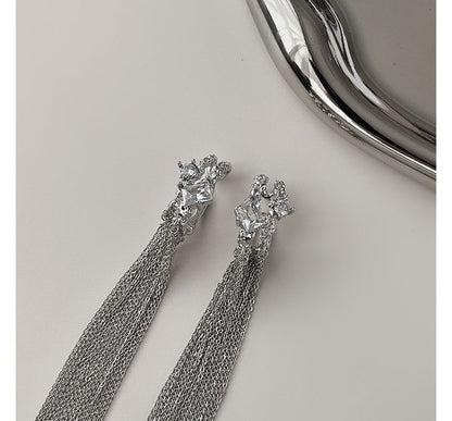 Earring Cuff Fringed Alloy