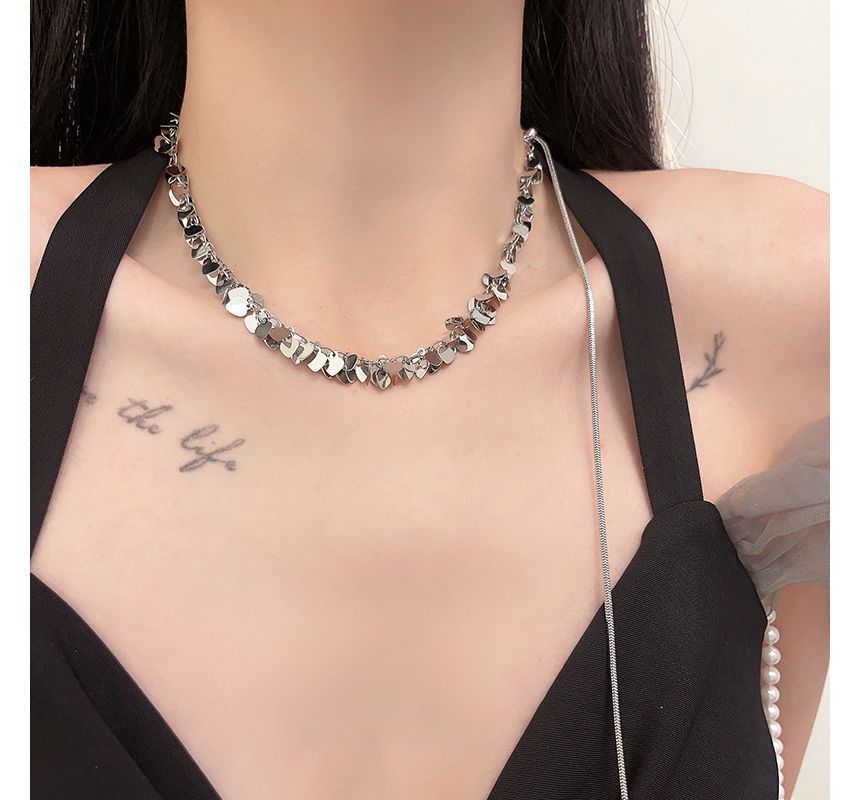 Heart Alloy Choker
