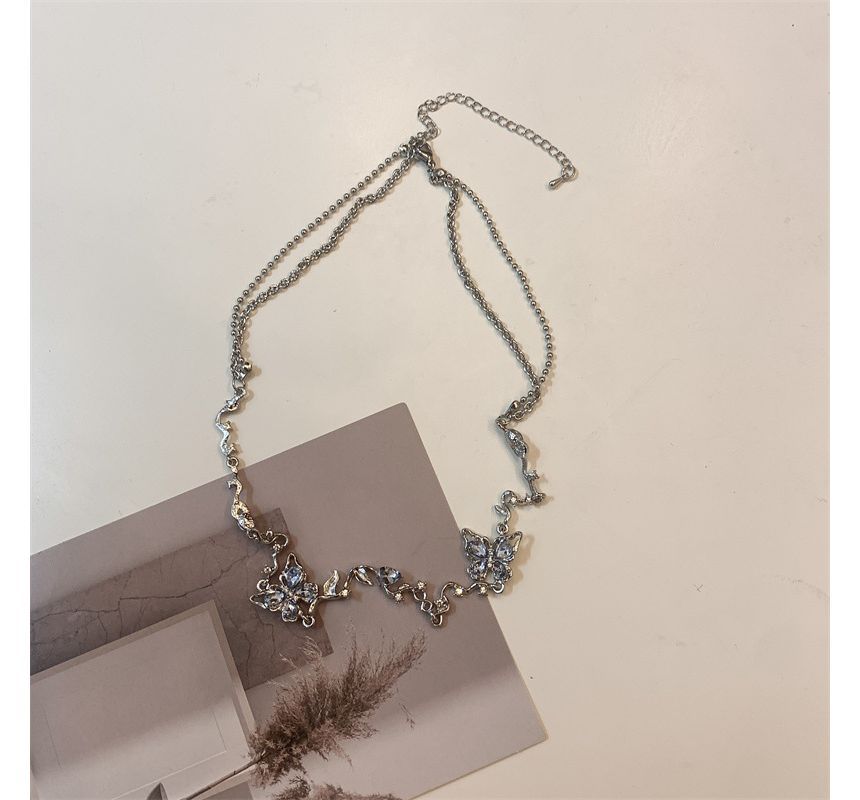Choker Alloy Butterfly