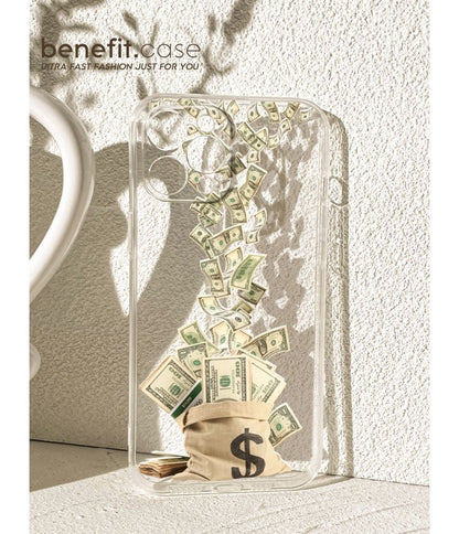 Money Bag Transparent Phone Case