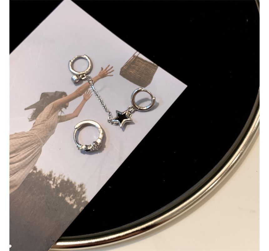 Alloy Glaze of designs) (various Set 3: Earring Star