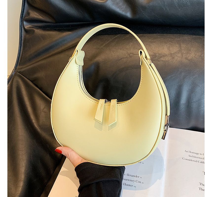 Bag Faux Shoulder Leather Zip