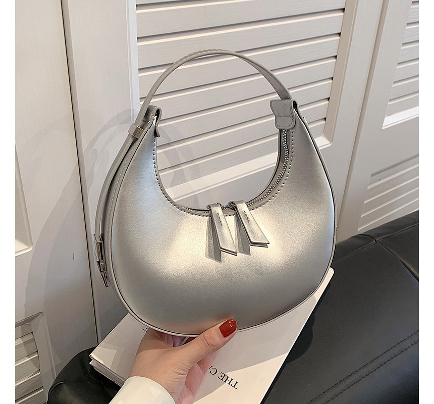 Bag Faux Shoulder Leather Zip