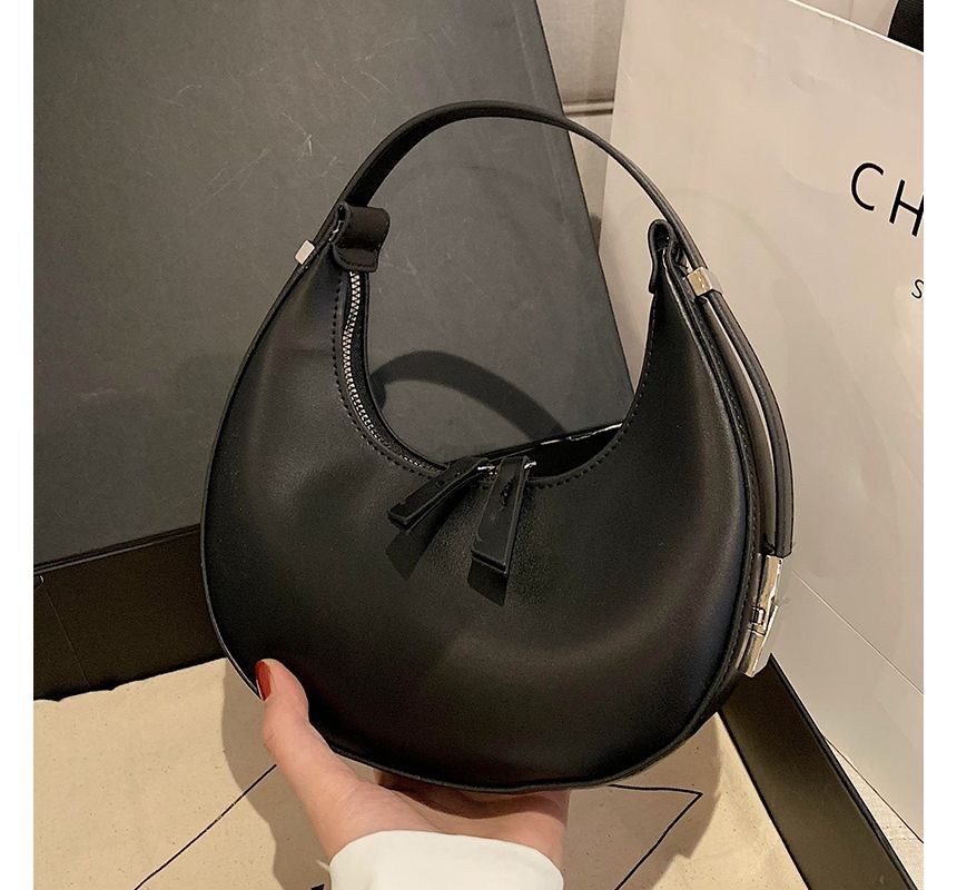 Bag Faux Shoulder Leather Zip