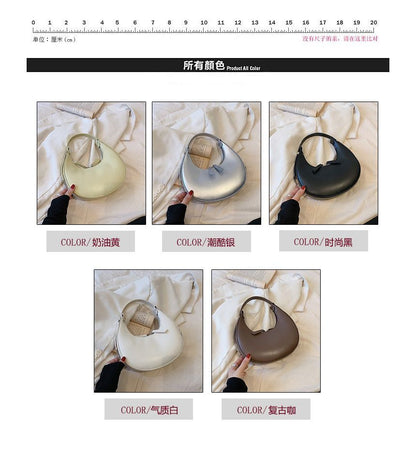 Bag Faux Shoulder Leather Zip