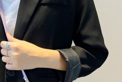 Faux Leather Elephant Charm Faux Pearl Strap Phone Case