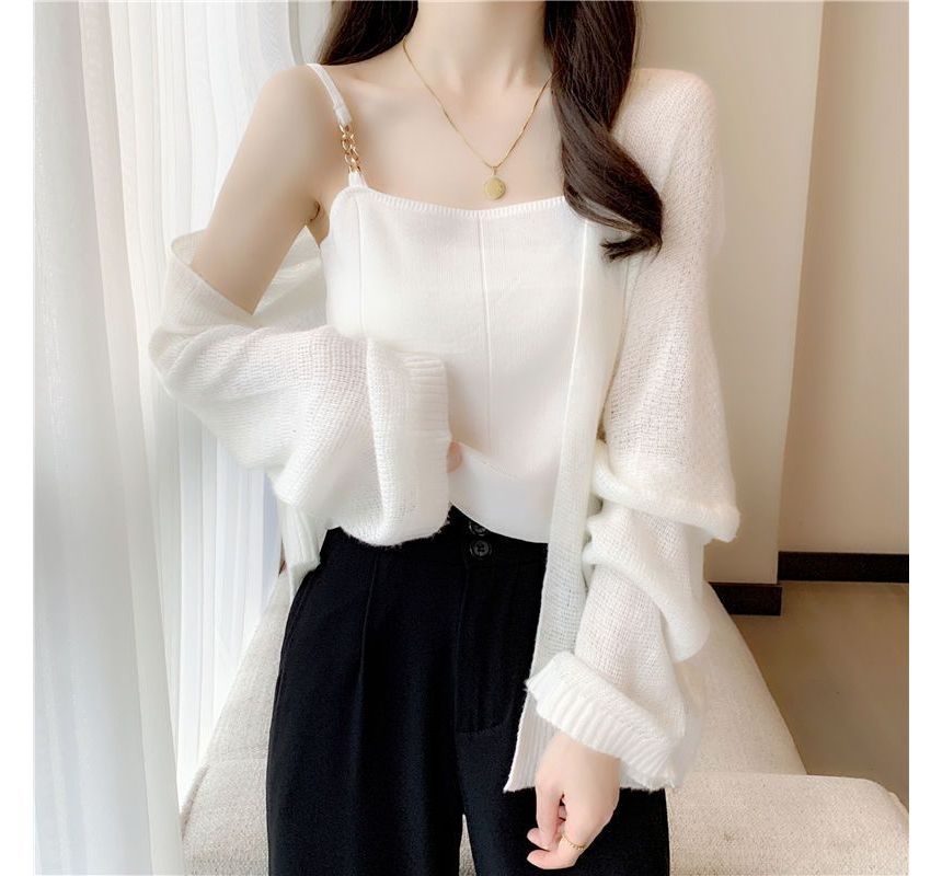 Plain Chain Strap Cami Top