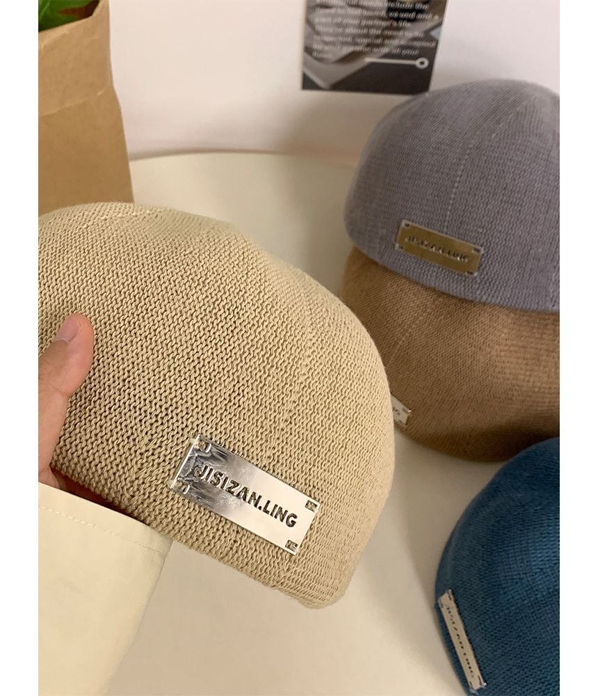 Lettering Beret Hat