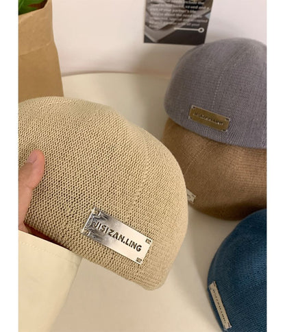 Lettering Beret Hat
