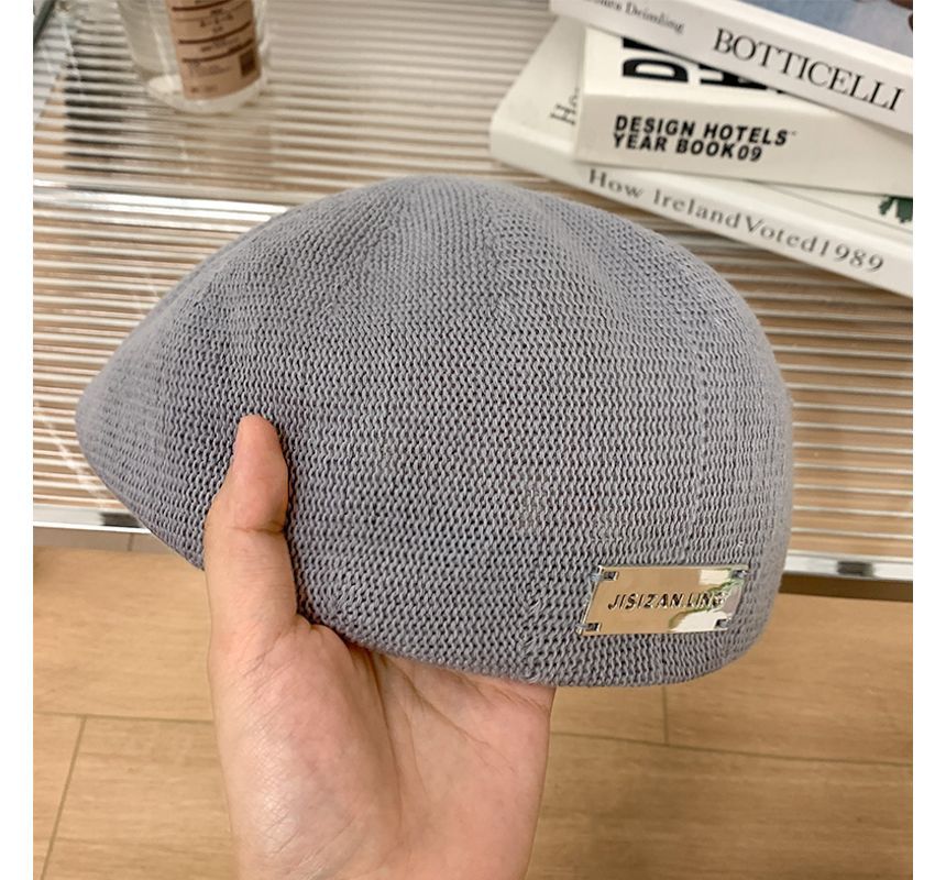 Lettering Beret Hat