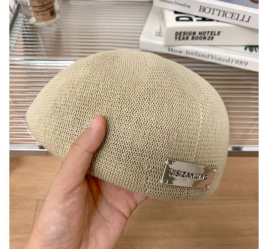 Lettering Beret Hat
