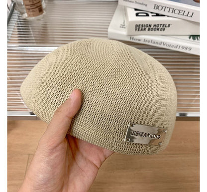 Lettering Beret Hat