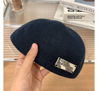 Lettering Beret Hat