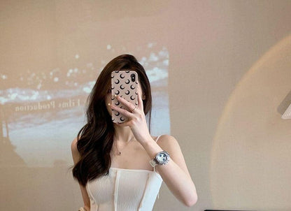 A-Line Maxi Dress with Thin Straps