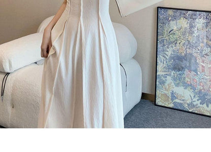 A-Line Maxi Dress with Thin Straps