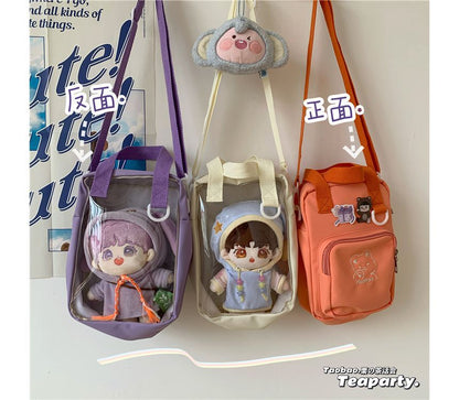 PVC Panel Crossbody Bag / Bag Charm / Set