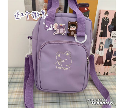 PVC Panel Crossbody Bag / Bag Charm / Set