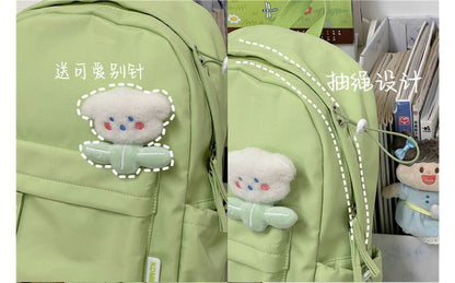 Multi-Pocket Backpack / Bag Charm / Set